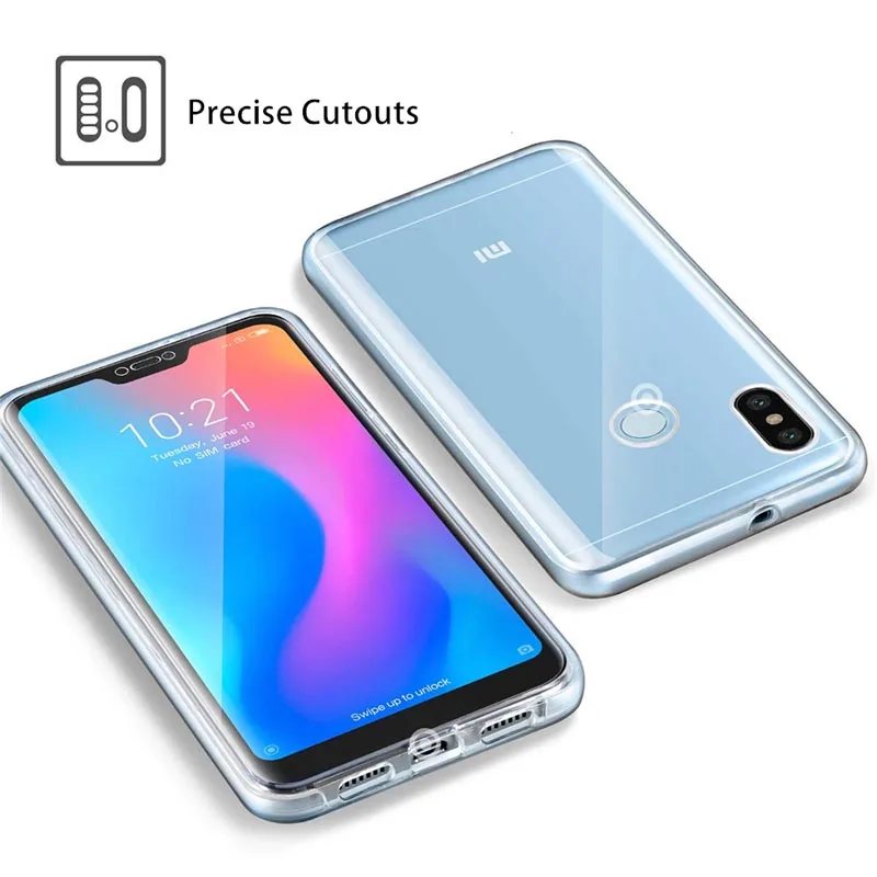 360 Полный Чехол для Xiaomi Redmi 5 Plus 4X 5A 6 Pro 6A 7 S2 Note Prime Mi 5X A1 6X A2 Lite 8 SE 9 Pocophone F1|Бамперы| |