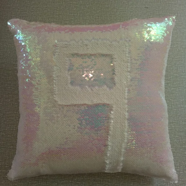 Sequin Mermaid Throw Подушка DIY двухцветная блестящая Волшебная подушка для дивана домашняя Новогодняя декоративная Cojines наволочка - Цвет: 13