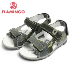Фламинго дети обувь высокое качество кожаные сандалии XS4830