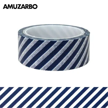 

Dark blue twill Washi Tape Japanese Paper DIY Planner Masking Tape Adhesive Tapes Stickers Decorative Stationery Tapes 15mm*5m