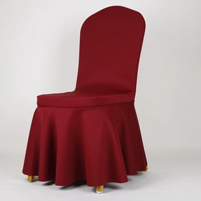 Эластичный Чехол для стула, цельнокроеные Чехлы для обеденных стульев, утолщенный чехол для банкетного стула - Цвет: mahogany air layer
