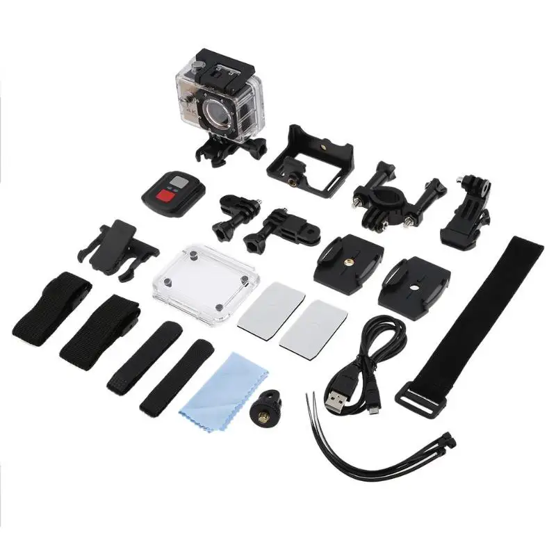 Экшн камера F60R 4K с Wi Fi 1080P HD 16 Мп широкий угол обзора 170 градусов