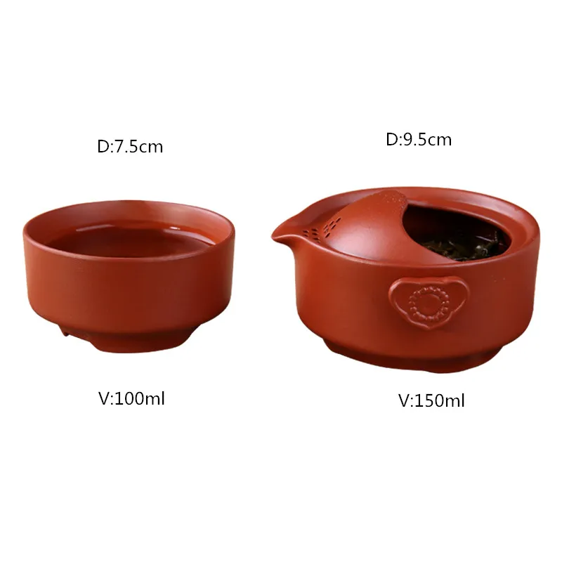 150 мл Yixing чайный горшок чашки наборы Zisha посуда для путешествий|drinkware|drinkware mug |