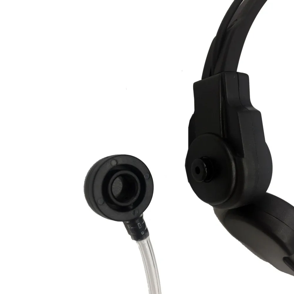 Walkie Talkie Telescopic Extendable Throat Microphone Mic Earpiece Headset for Baofeng UV-82 UV-5R Ham CB Radio (2)