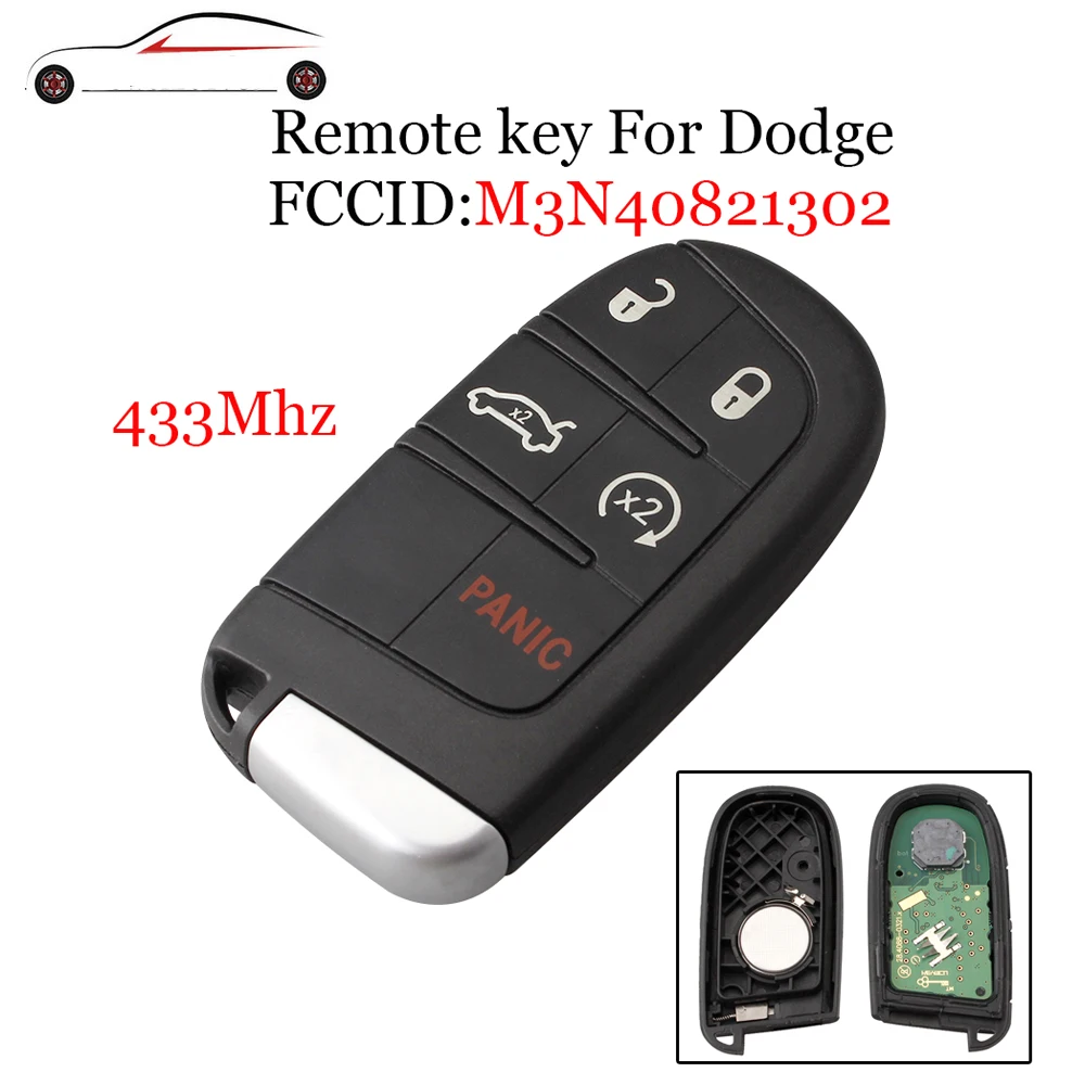 

GORBIN 5Buttons Smart Remote Key Fob For Dodge M3N40821302 433MHz ID46/PCF7953 Chip For Jeep Grand Cherokee 2013-2018