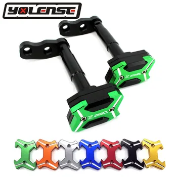 

High Quality CNC Aluminum Motorcycle Parts For Kawasaki Z250 Z300 2013 2014 2015 2016 Frame Sliders Crash Engine Tank Protector