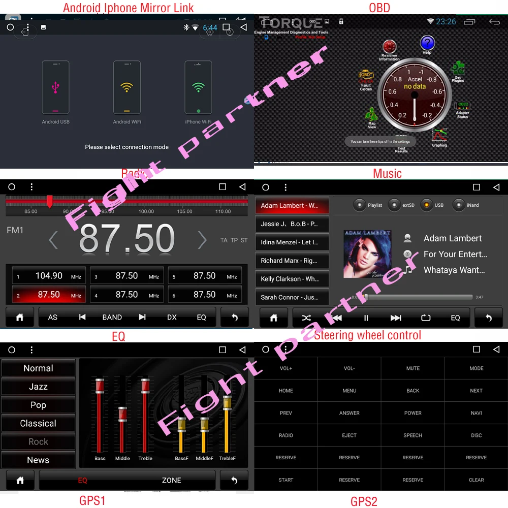 Flash Deal Latest Factory price Android 7.1 Quad core 10.1inch Car DVD for 2012 toyota Camry Radio navigation with GPS Radio  wifi BT 2