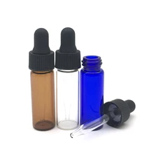 10 шт. Янтарная стеклянная бутылка с пипеткой для эфирных масел пустая 4 мл Gotero De Vidrio Пипетка для глаз лабораторные химикаты стеклянные бутылочки-капельницы
