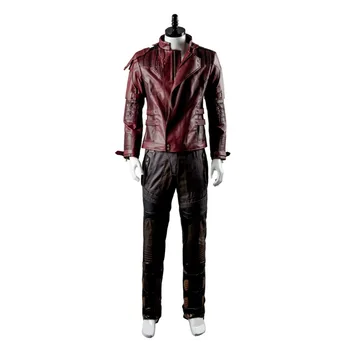 

Guardians of the Galaxy 2 Cosplay Adult Peter Jason Quill Star Lord Cosplay Costume Jacket Full Sets Halloween Carnival Costume