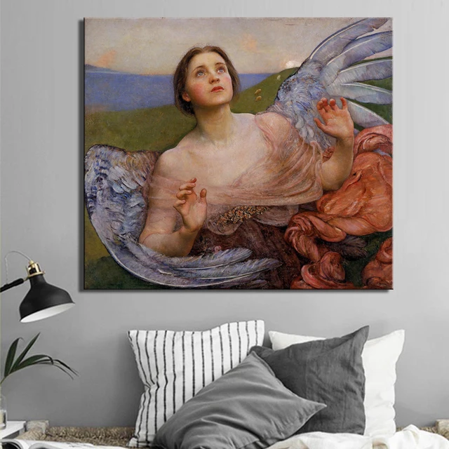 The Sense of Sight by Annie Louisa Swynnerton Printed on Canvas 2