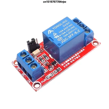 

1 Channel 5V 9V 12V 24V Relay Module Board Shield with Optocoupler Support High and Low Level Trigger for Arduino 10PCS