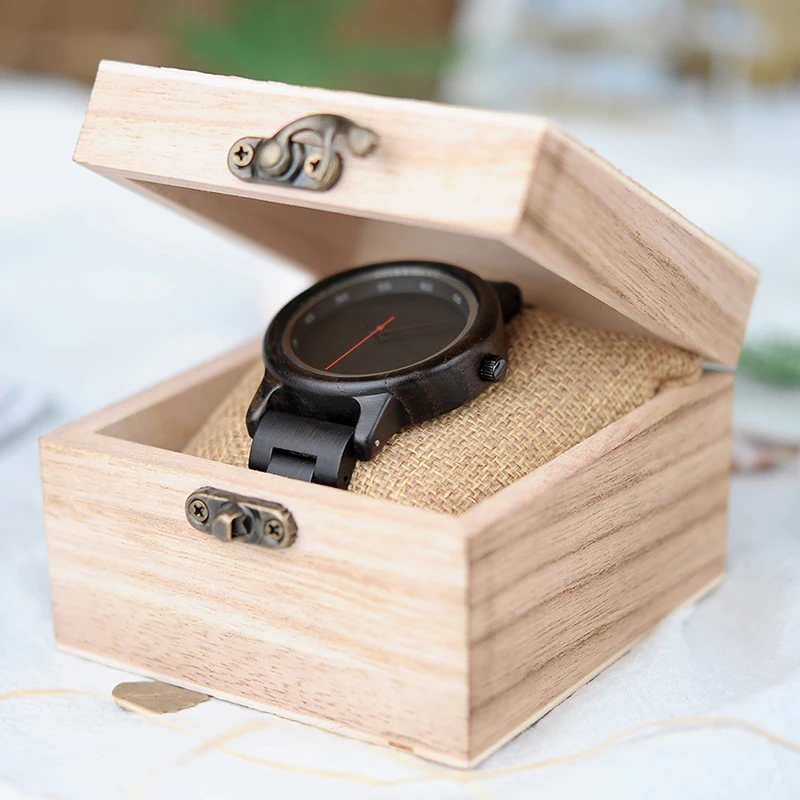 BOBO BIRD Wood Watch Men Relogio Masculino Top Luxury Brand Mens Quartz Watches erkek kol saati W-P10 OEM Drop Shipping