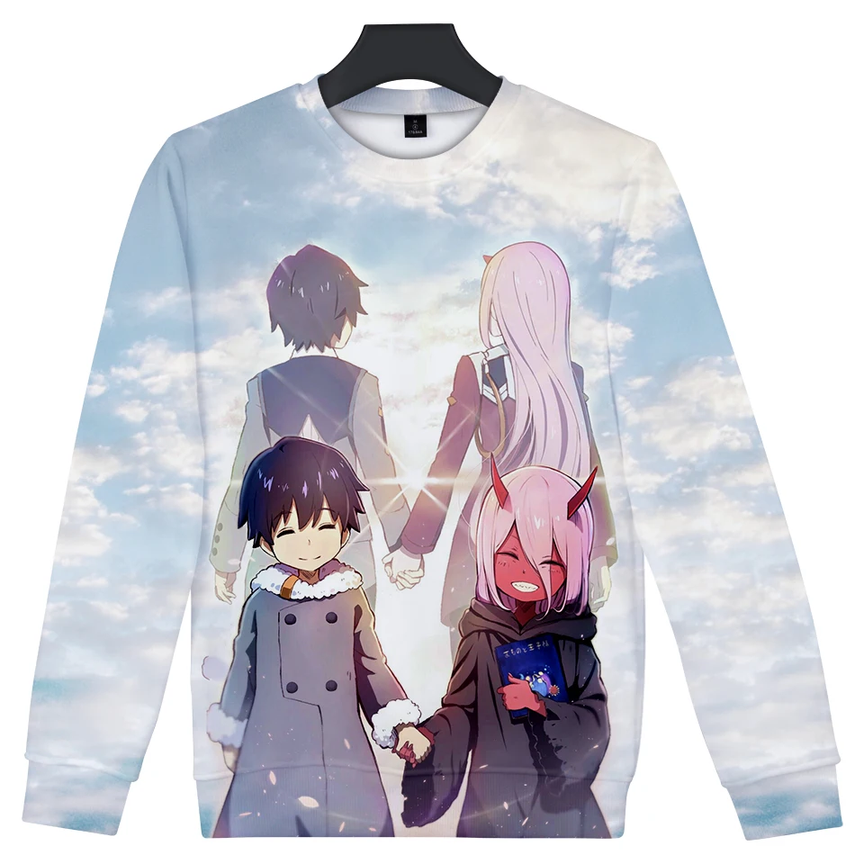 3d-принт для женщин и мужчин пикантная модная толстовка с капюшоном Zero Two крутые