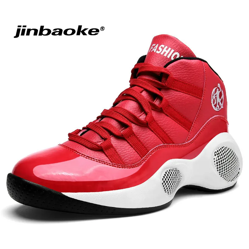 Men's Basketball Shoes Luxury Brand Air Damping Men Red/Black Sports