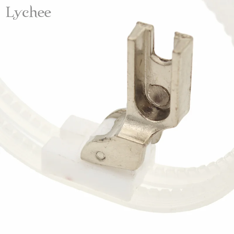 Lychee швейная машина прижимная лапка двойной ролик прижимная лапка роликовое кольцо пластиковая Лапка