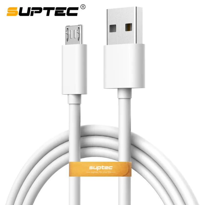 SUPTEC Micro USB кабель 2A быстрое зарядное устройство USB кабель для передачи данных мобильный телефон зарядный кабель для samsung Xiaomi huawei 0,25 m/1 m/1,5 m/2 m/3 m