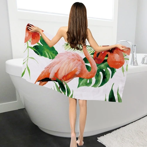 Прямоугольное купальное банное полотенце Тропическое растение цветочный узор микрофибра купальный костюм душ одеяло полотенце пляжное Пикник коврик YJ0007 - Цвет: 6