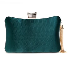 Metal Tassel Lady Clutch Bag With Chain Shoulder Handbag Classical Style Fashion Wallet Women Party Wedding Purse bolso mujer A3 Metal Tassel Lady Clutch Bag With Chain Shoulder Handbag Classical Style Fashion Wallet Women Party Wedding Purse bolso mujer A3