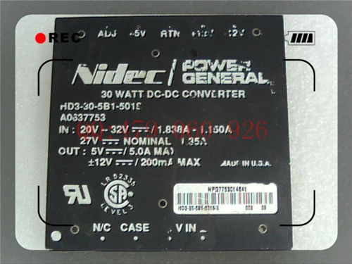 

[ZOB] 27V 5V turn HD3-30-5B1-501S positive and negative Nidec 12V power module --5PCS/LOT
