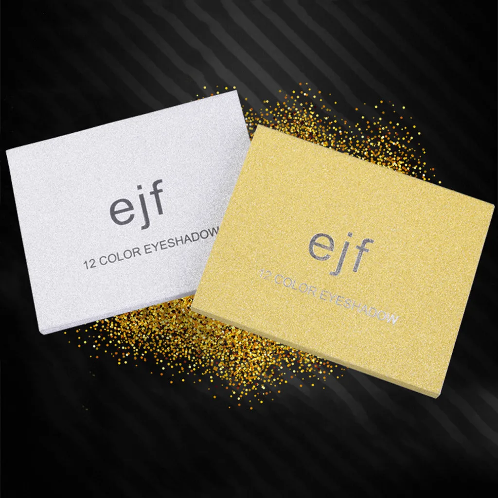 

New Women's Fashion Glitter 12 Colors Shiny Eye Shadow Shimmer Powder Palette Pop Colors Cosmetic Maquiagem Drop Shipping