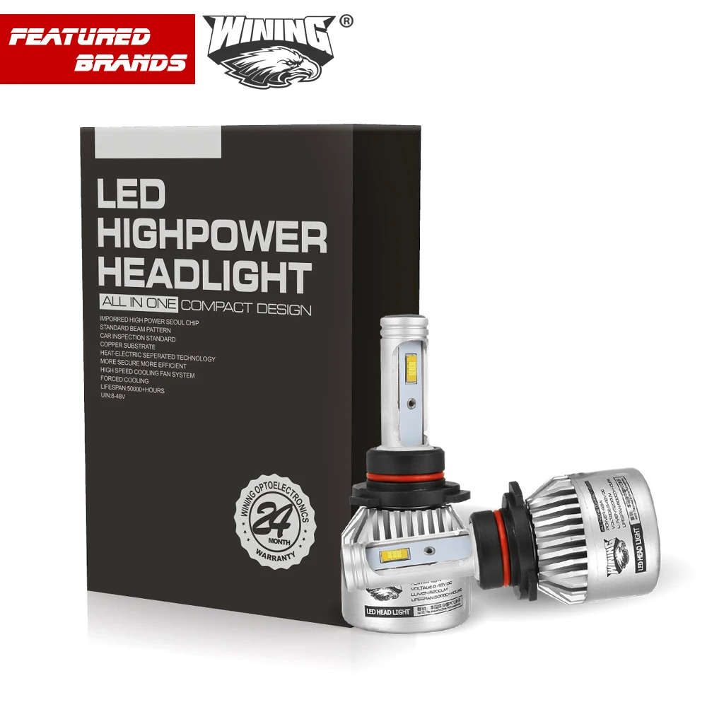 

H11 Car Led Headlight Single Beam Foglamp 12V Led headlights Bulb Replace Car Halogen Bulb Xenon 55W Bulb LED Car light H11 x2pc