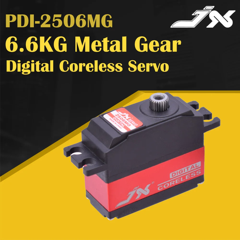 JX PDI-2506MG 6.6KG Metal Gear Digital Coreless Servo For WLtoys 12428 RC Car 450 500 Helicopter Fixed Wing Airplane part