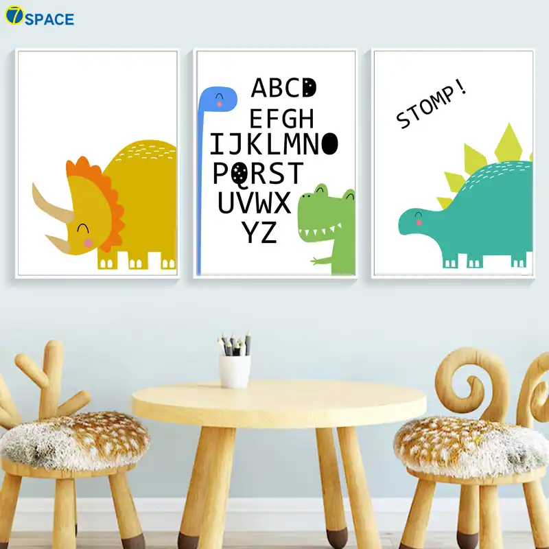 dinosaur nursery art