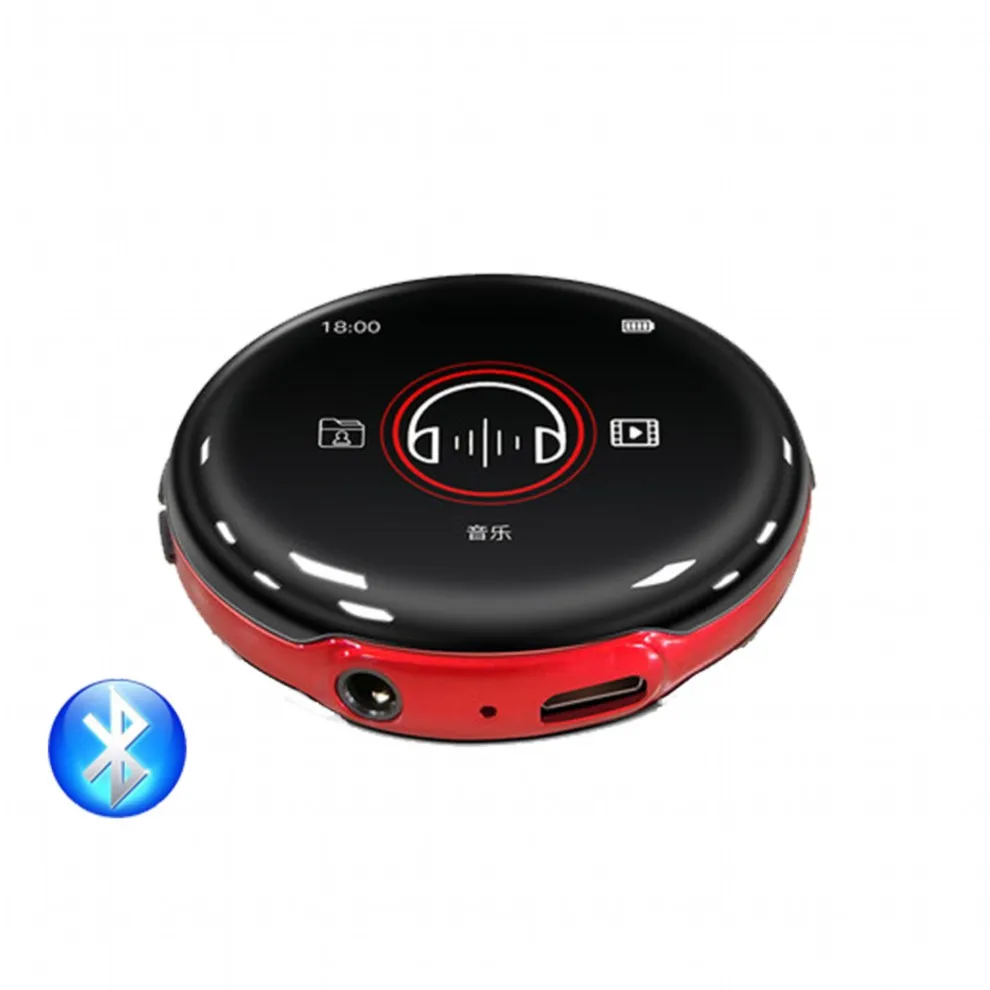 Новейший MP3-плеер RUIZU M1 Bluetooth спортивный мини MP3-плеер Портативный аудио 8 Гб со встроенным динамиком FM Электронная книга музыкальные плееры - Цвет: Red With Bluetooth