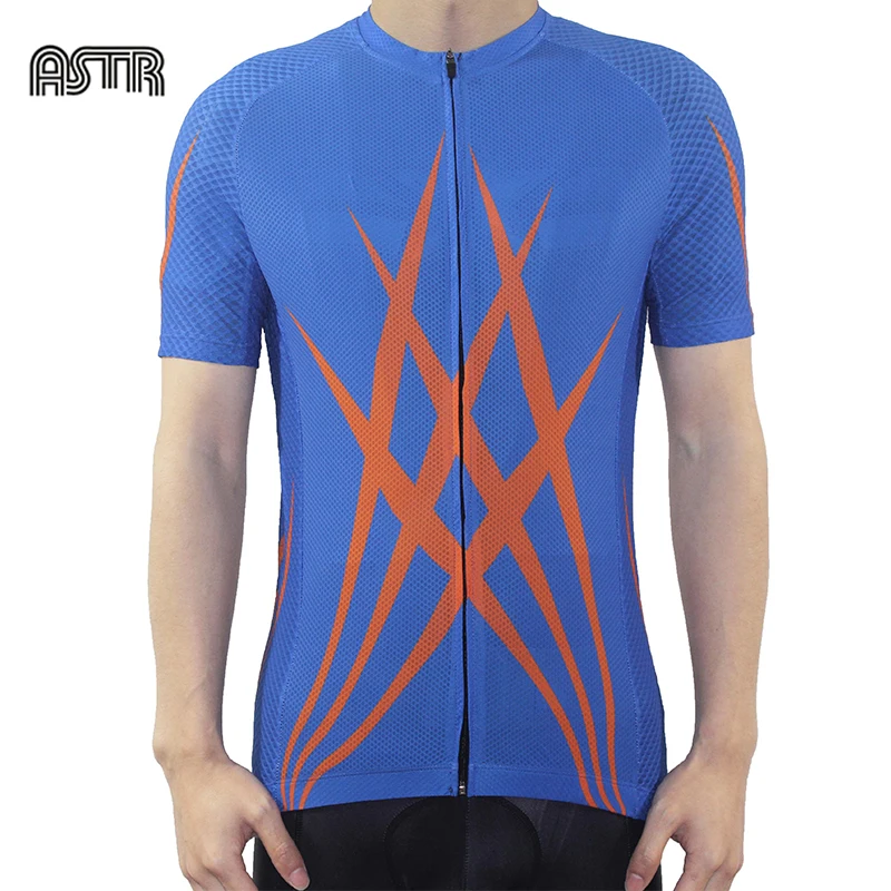 

2019 ASTRAOSTER Wolf paw Cycling Men's Bike Reflective Jerseys Short Sleeves Summer Bike Racing Road personality Bicycle Tops