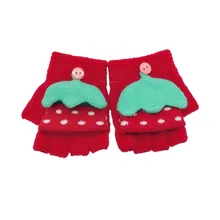 Детские Варежки Перчатки От 6 месяцев до 3 лет для маленьких мальчиков и девочек милый зонтик перчатки с принтом детские зимние перчатки теплые рукавицы с крышкой