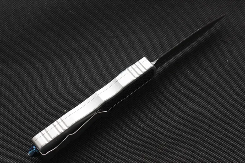 MK пользовательский прототип нож охотничий D2 лезвие, с алюминиевой ручкой Открытый Кемпинг Охота Тактические шестерни карманные инструменты для EDC тактический выживания ножи охотничьи