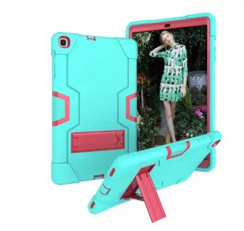 Picture color Противоударный чехол для samsung Galaxy Tab S5E 10,5 SM-T720 SM-T725 T720 T725 Funda Stand tablet Тонкий силиконовый чехол+ ручка+ пленка - Цвет: Picture color