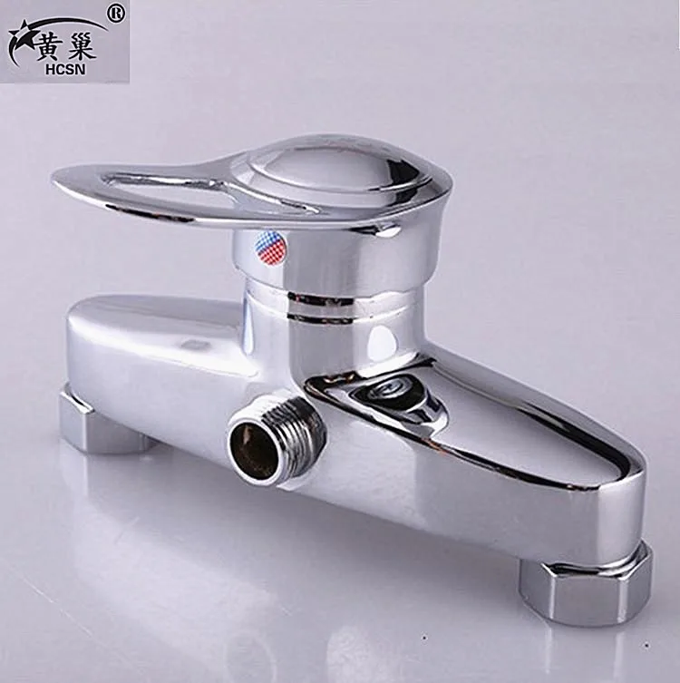 1Pc Bath Shower Faucets Cold and Hot Water Durable Brass Wall Mounted Control Valve Mixing Bathroom | Обустройство дома