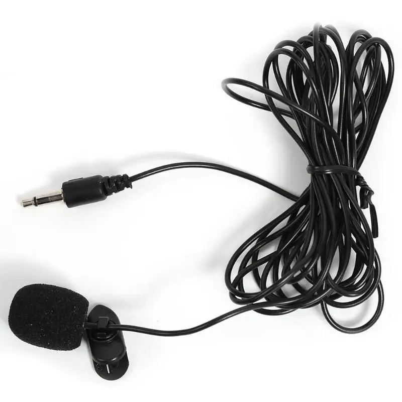Горячая 3,5 мм мини стерео джек автомобильный Микрофон внешний микрофон для автомобиля DVD gps плеер Радио Аудио Микрофон с проводным