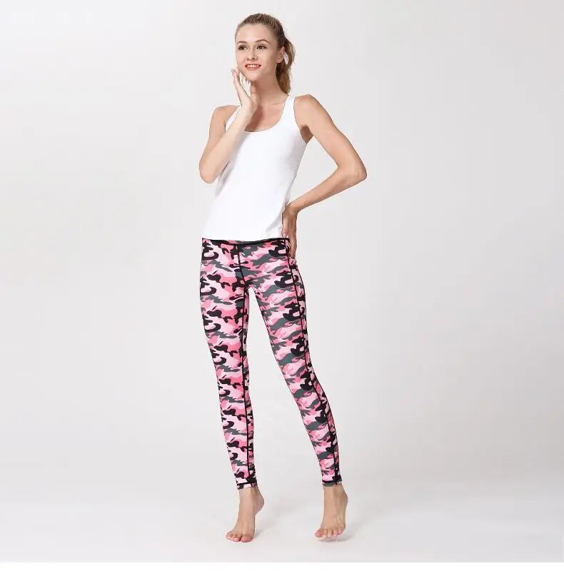 Для женщин штаны для йоги с Спортивные леггинсы Высокая Талия Брюки для фитнес-зала леггинсы для тренировок и бега тренировочные женские спортивные штаны