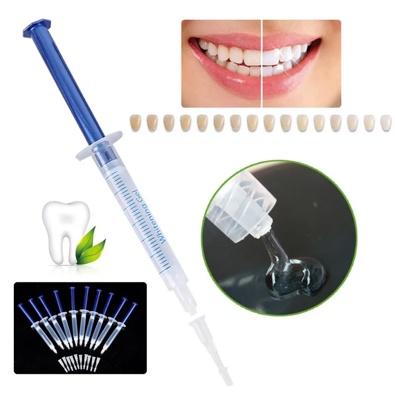 

Portable Dental Equipment 3/5/10pcs White Teeth Tooth Whitening System Whitener Bleaching Kit Oral Gel