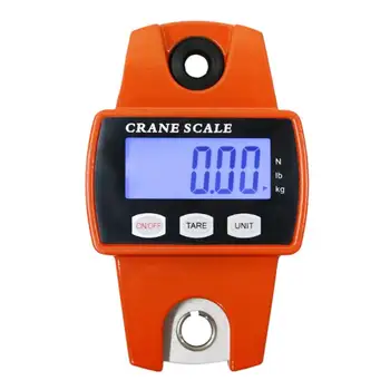 

Mini Crane Scale Portable LCD Digital Electronic Hook Hanging Weight 300kg Stainless steel Hook Hanging Weight Crane Scales