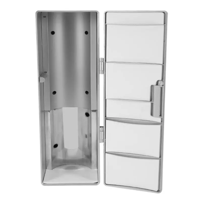 Мини-холодильник двойного назначения, Ультра тихий, для использования в автомобиле, холодильник с низким уровнем шума, морозильная камера, охлаждающая нагревательная коробка, мини-холодильник