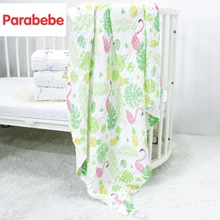 105X105 см; муслиновая пеленка для Одеяло s пеленание хлопок Пеленальное Одеяло Обёрточная бумага для новорожденных 6 Слои Ванна Полотенца Одеяло для малышей