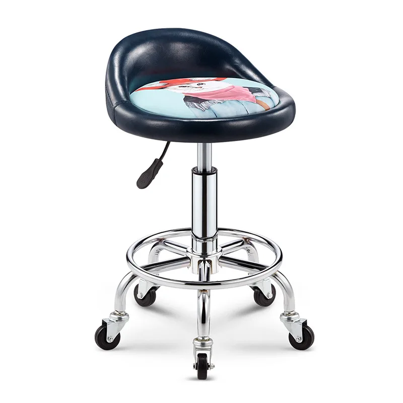 Барный стул может быть поднят и опущен вращающийся массажный стул передний приемный стул минималистичный современный стул для спальни