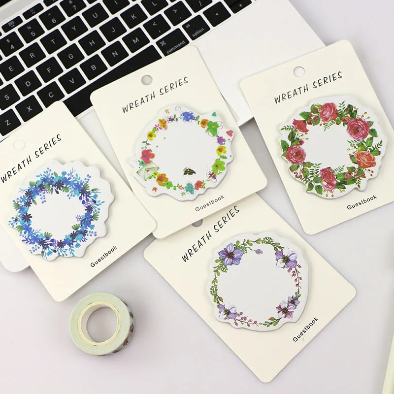 

Fresh creative beautiful garlands notes notepad N times School Supplies Notebooks & Writing Pads