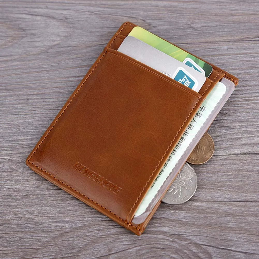 Мужской кредитный держатель для карт ID карты мини кошелек ручной Карманный чехол сумка на молнии лучшие продажи-WT