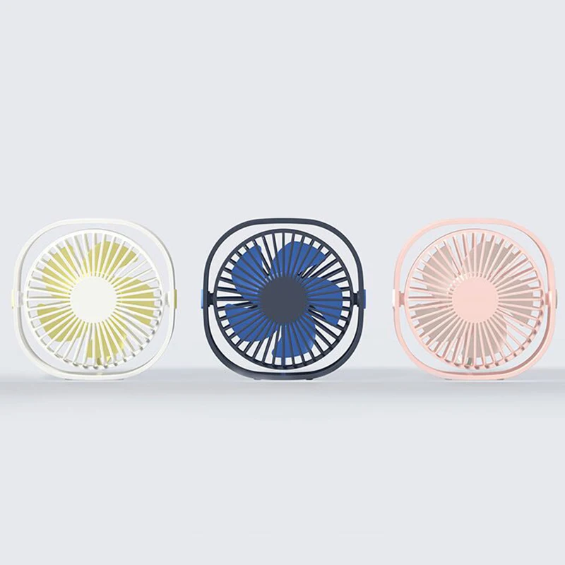 

2018 Mini USB Air Cooling Fan Adjustable Angle Desktop 5 Blades With Press-type Switch For Office Home Outdoor Cute Fan