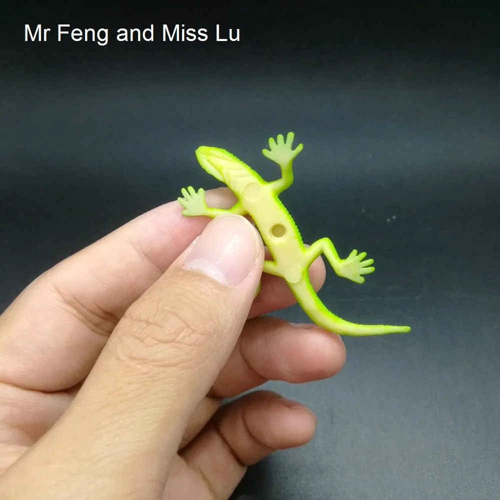 Зеленая маленькая ящерица новые игрушки наука животные природа Модель