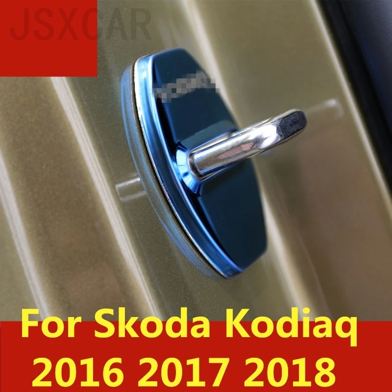 

Auto Accessories Car Waterproof Door Lock Protective Cover Waterproof and rustproof car styling For Skoda kodiaq 2016-2018