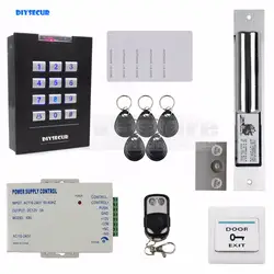 Diysecur 125 кГц RFID дверной замок Система контроля доступа комплект + Drop домофоны для дома/офиса