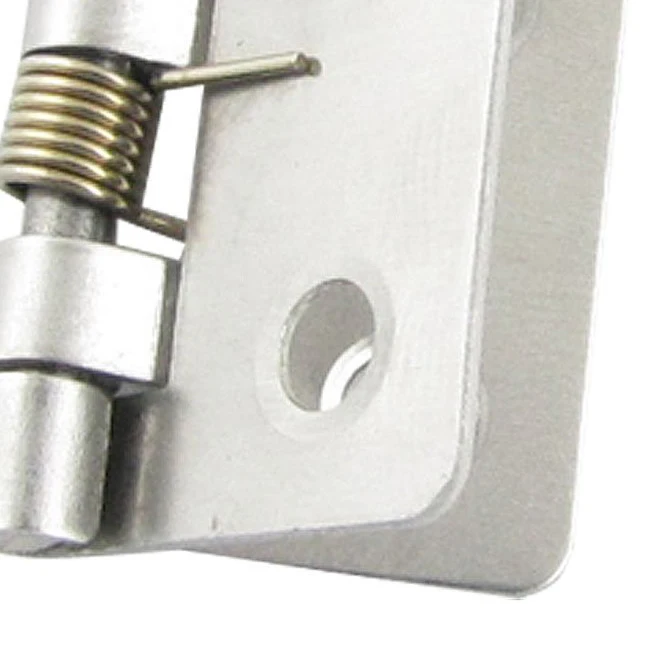 Thgs Silver Tone Metal 25 X 33 X 0 8mm Spring Loaded Butt Hinges