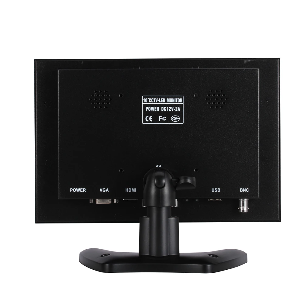 YuBeter монитор для CCTV DVR AHD камера видео тестер цветной автомобильный монитор СВЕТОДИОДНЫЙ Дисплей 1920x1200 видеомонитор HDMI, VGA, BNC AV вход USB 10 дюймов