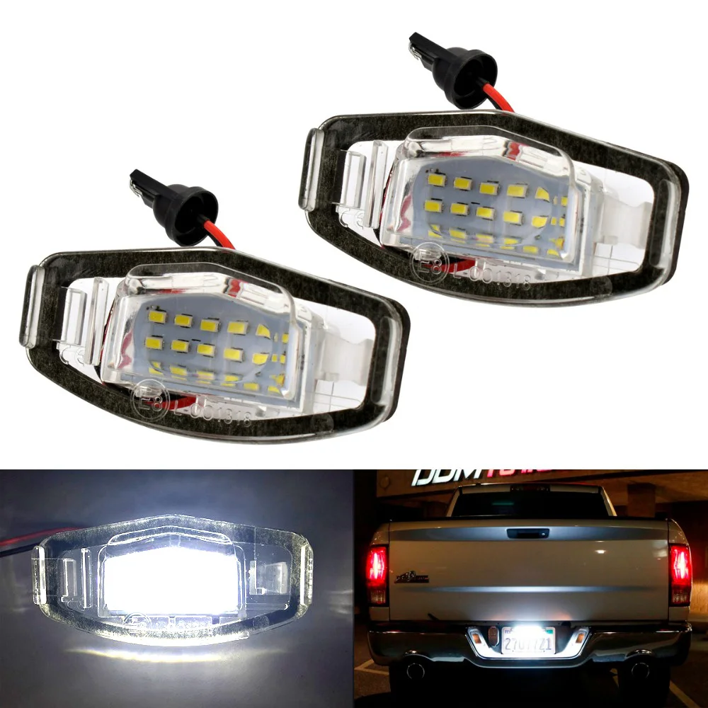 2pcs Car Led Number License Plate Light 12V For Honda Civic City Legend Accord Trunk Warning Styling Lights | Автомобили и