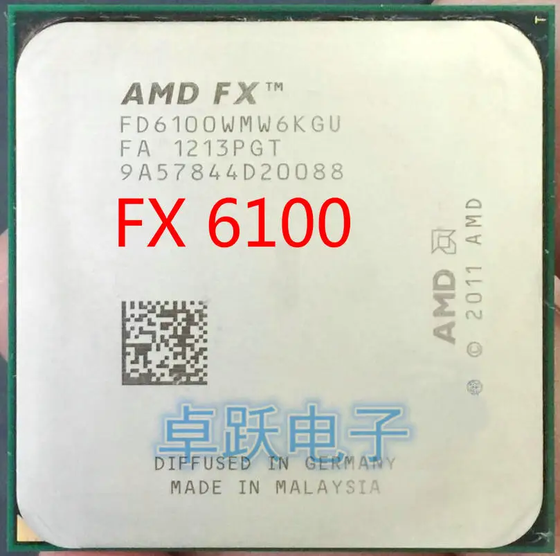 Процессор AMD FX-Series FX 6100 3,3 ГГц с шестиядерным процессором AM3